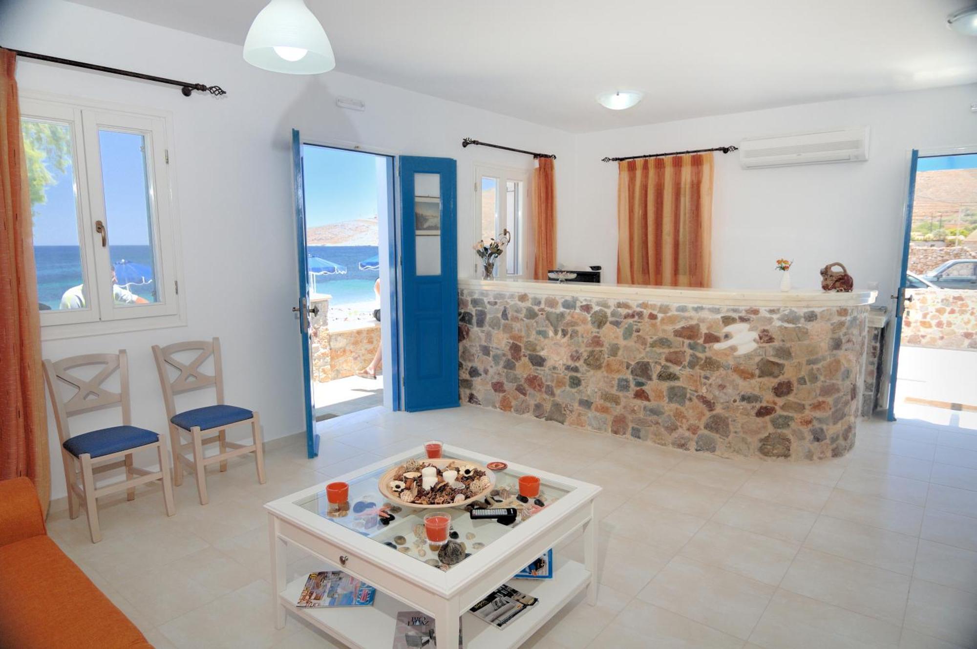 Dream Island Hotel Livádia Beltér fotó
